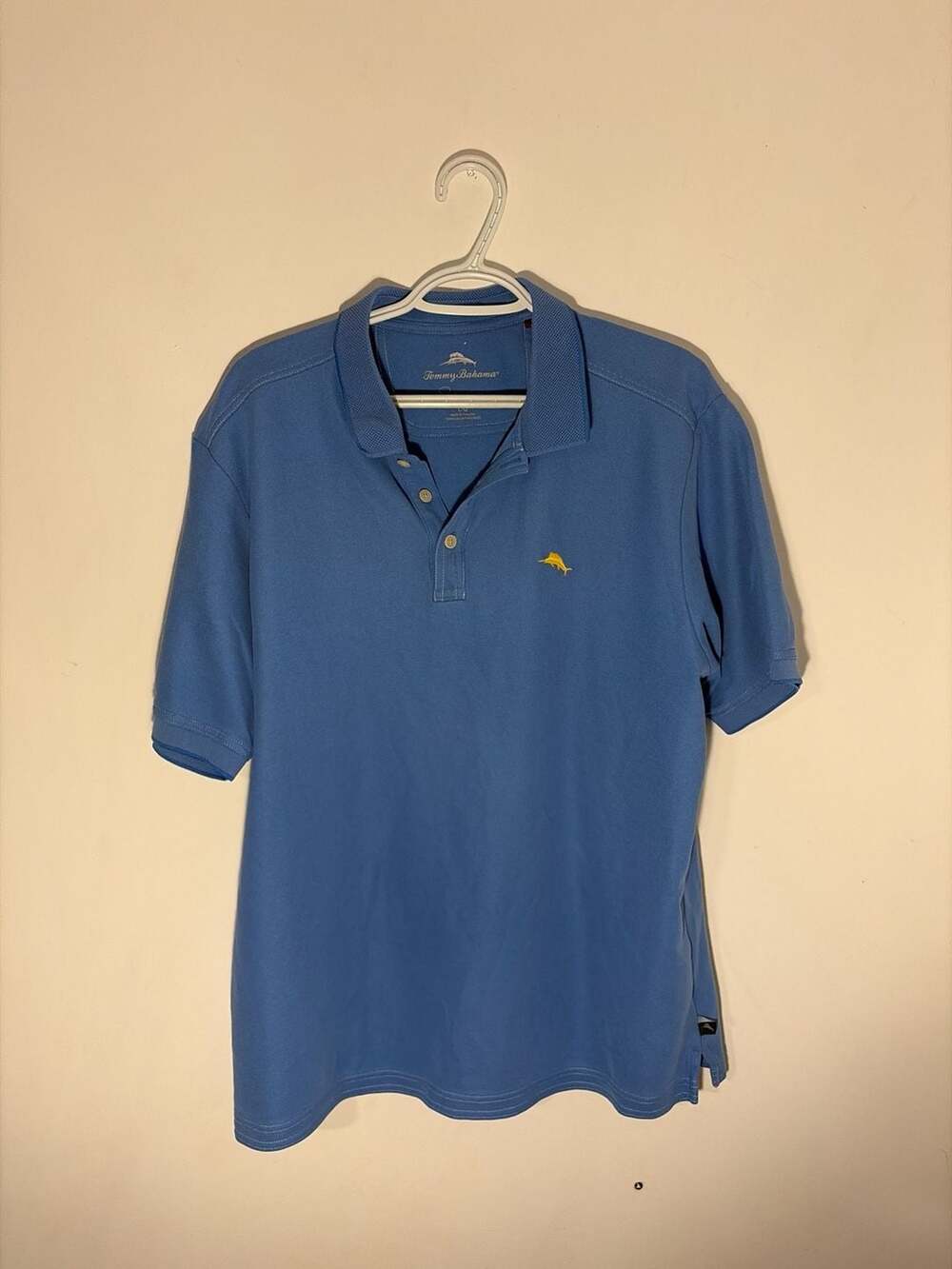 Tommy Bahama Emfielder IslandZone Supima Cotton Blue Polo Shirt